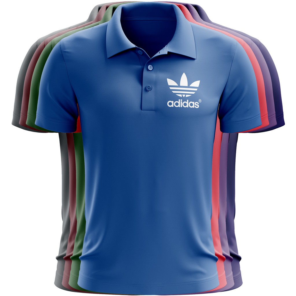 adidas trefoil polo