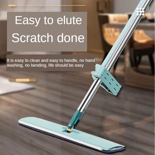 PSB_ Mop Lantai 360 Rotation Flat Mop Free Hand Washing Lazy Mop Floor ...