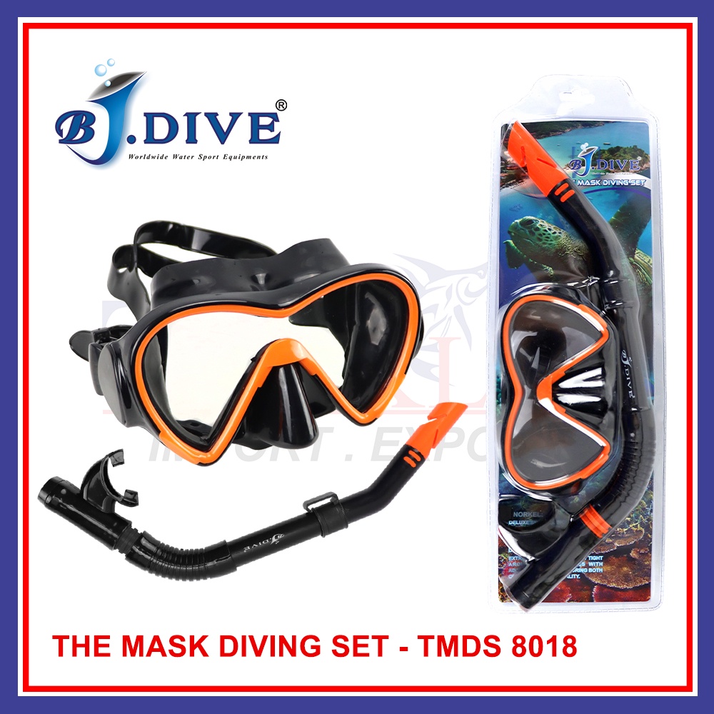 BJ. DIVE Scuba Diving Masks Snorkeling Set Adult Snorkeling Dive Mask ...
