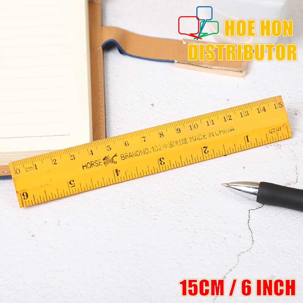 Wooden Ruler Pembaris  Kayu  15cm 6 Inch Shopee Malaysia Wooden Ruler Pembaris  Kayu  15cm 6 Inch Shopee Malaysia