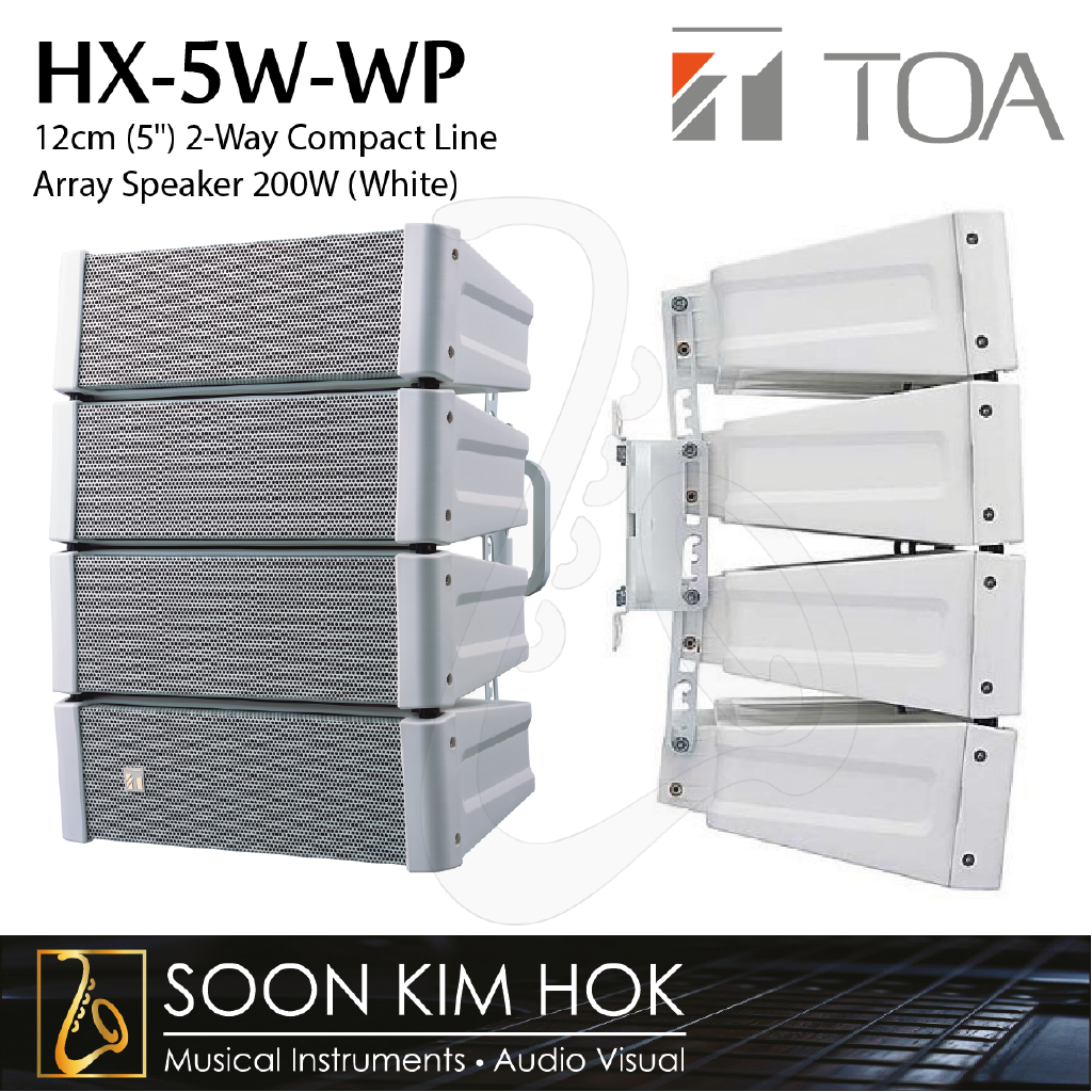 toa mini line array speakers