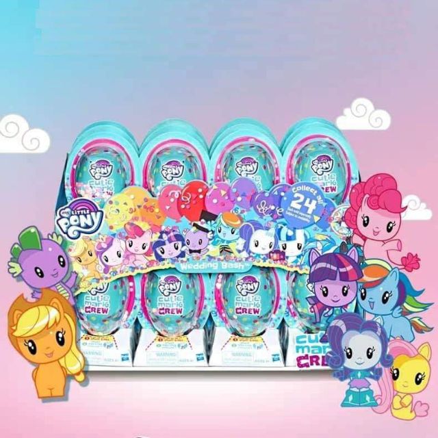 Hasbro ORI My Little Pony Minis Cutie Mark Crew Series 3 Wedding Bash Blind  Pack Mini Party Balloon Mystery Surprise Egg | Shopee Malaysia