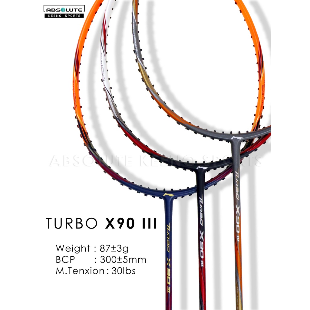 Li-Ning Turbo X90 III Badminton Racket | Shopee Malaysia