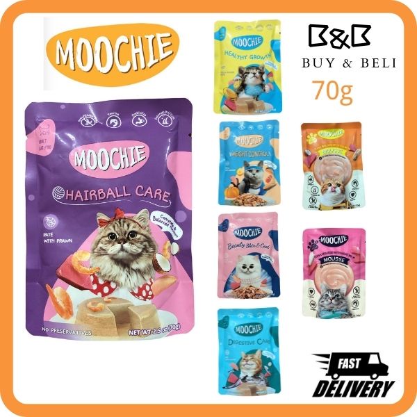 Moochie Premium Cat Wet Food / Makanan Kucing Basah - 70g | Shopee Malaysia