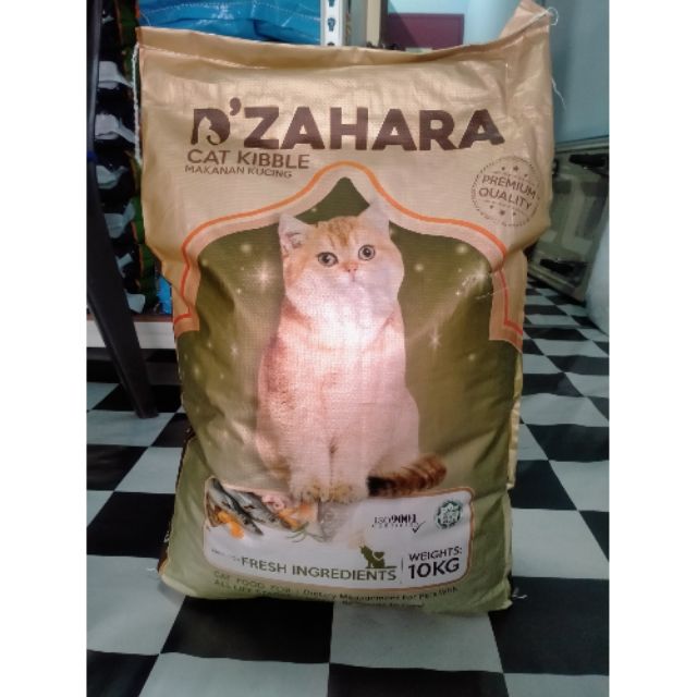MAKANAN KUCING MURAH Du0027ZAHARA 10KG - runner kucing terengganu