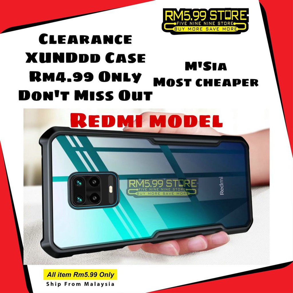 shopee: (Offer Infinity XunDdd Blade Military Case) Mi 11/10T F3 Poco X3 NFC Pro/M3/Redmi 9T/9A/9c/Note 8 10 Pro 10s 5G (0:0:Color:Infinity Black;1:5:Model:Redmi 9T)