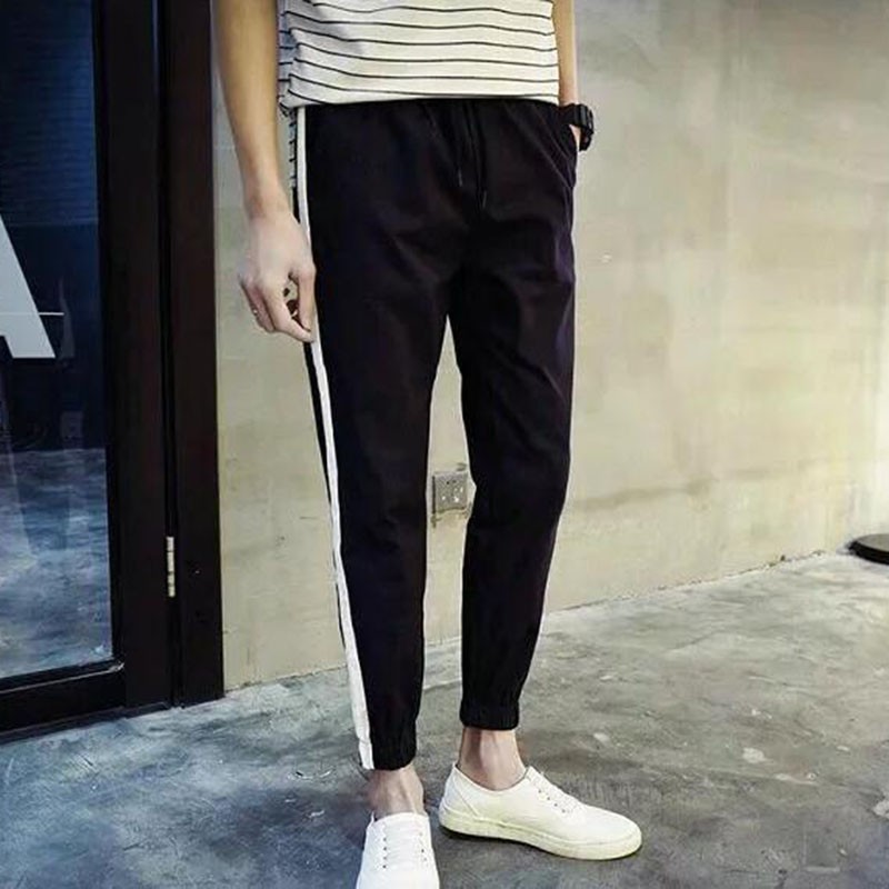 one stripe joggers