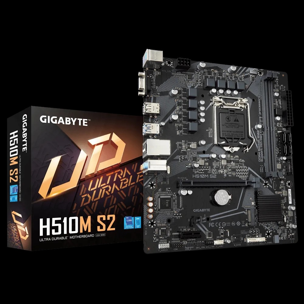 GIGABYTE Intel H510M Ultra Durable Motherboard Gaming Motherboard H510M S2 Shopee Malaysia