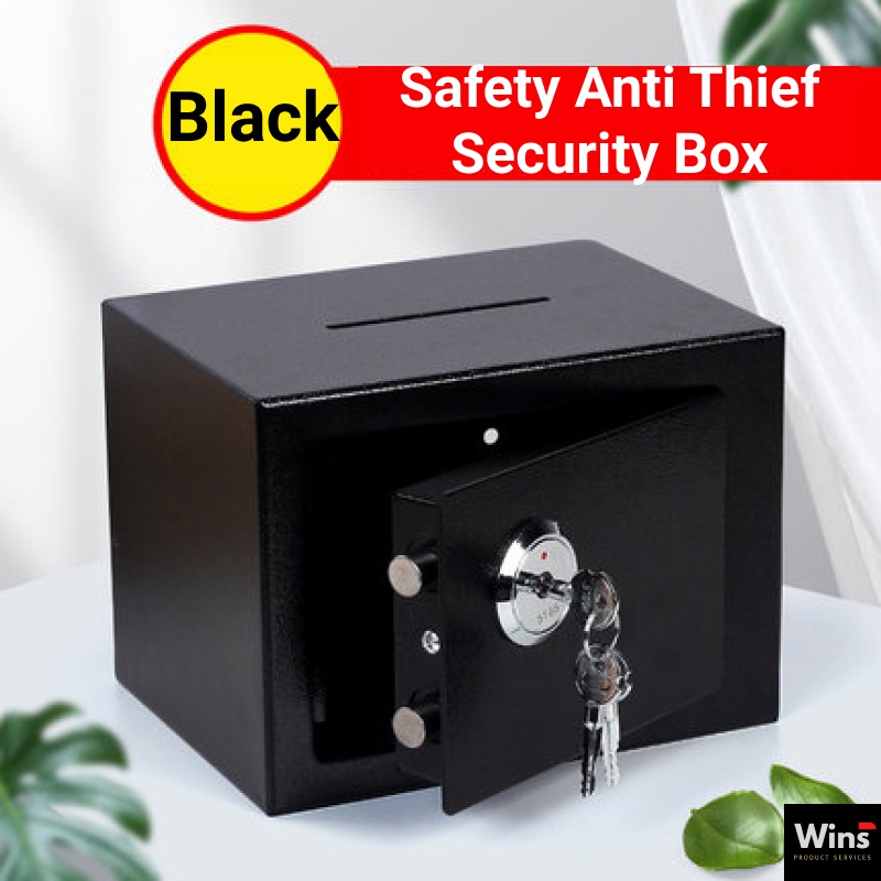 Premium Safety Anti Thief Security Box Home Office Digital Safe Box Money Box Metal Peti Simpanan Besi Kota