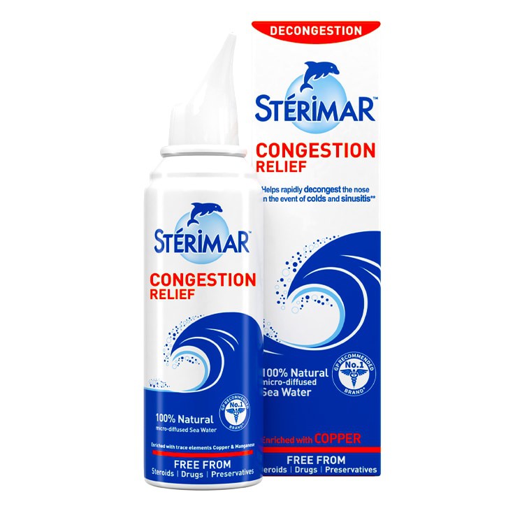 STERIMAR CONGESTION RELIEF NASAL (100 Natural Sea Water Based Solution
