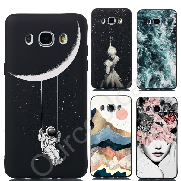 Samsung Galaxy J2 Prime J3 J5 16 A5 17 Soft Casing Black Matte Case Cartoon Cover Shopee Malaysia