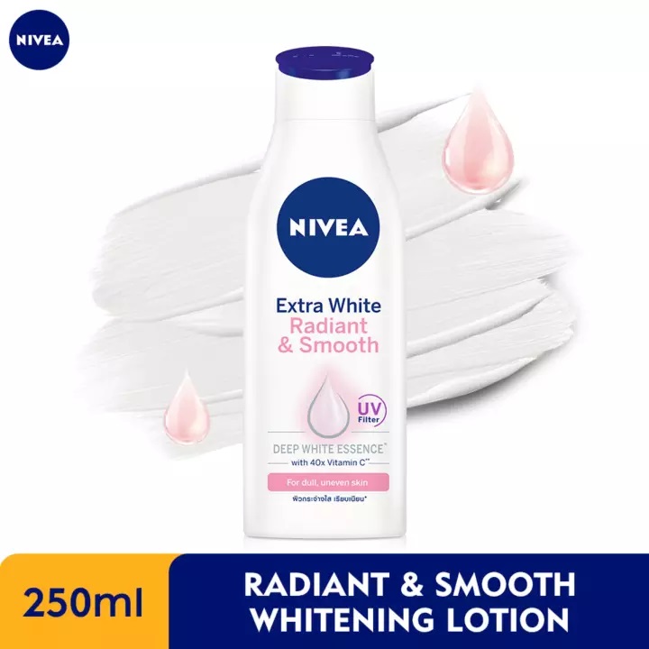 NIVEA Body Lotion - Extra White Radiant & Smooth 250ml