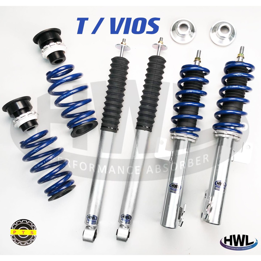 HWL Adjustable Absorber ** TOYOTA VIOS NCP93 08"13" HWL MT1 Hi Low Sport Adjustable Absorber