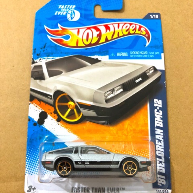 Hot Wheels 81 Delorean DMc - 12 Gold FTE Rims | Shopee Malaysia