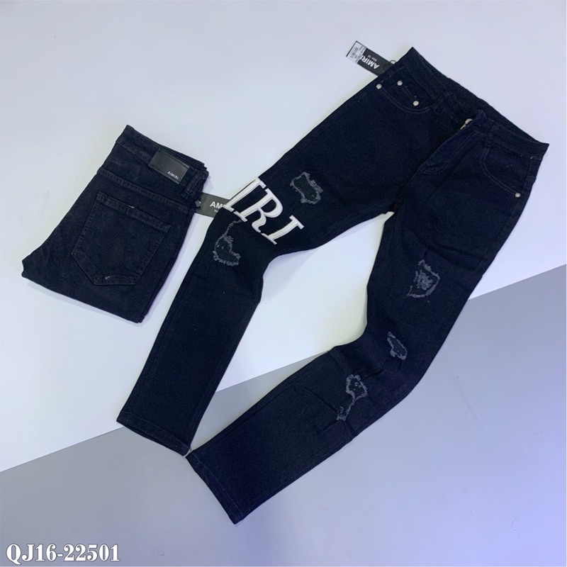 amiri jeans letters