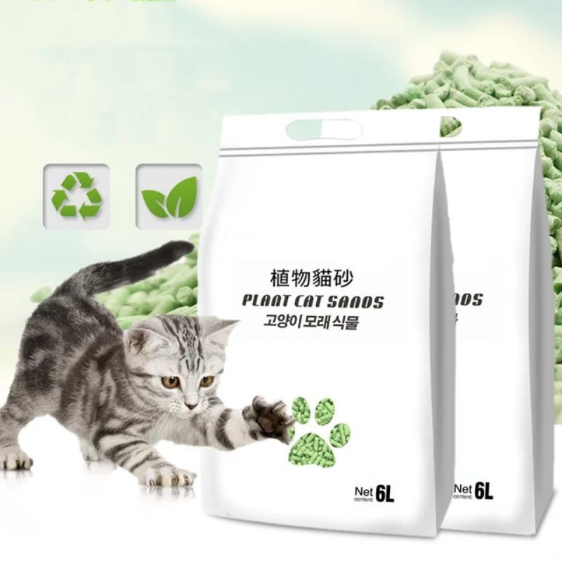Premium Super Clumping Natural Cat Litter Tofu 2.2KG | Shopee Malaysia