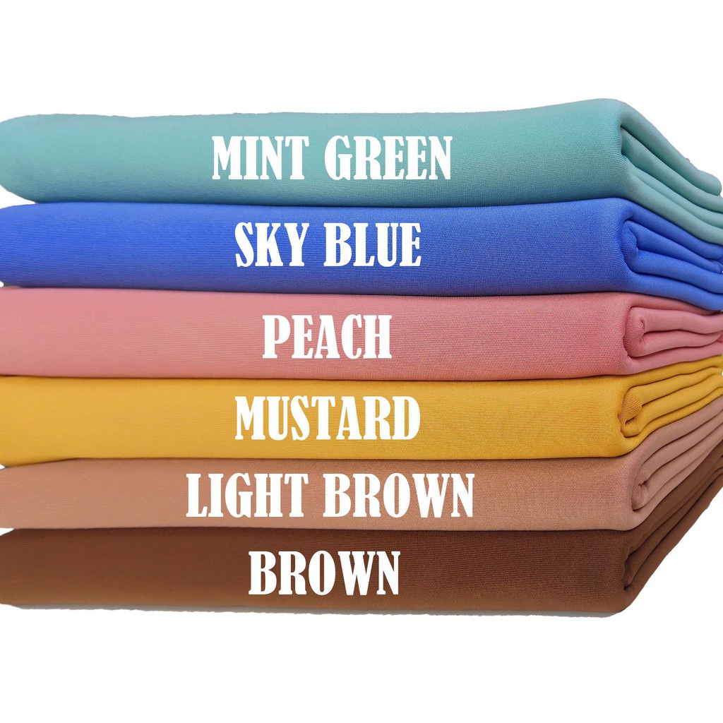 Spot hot style discount KAIN SCUBA PLAIN AWNING HIGH QUALITY FABRIC ( 0 ...