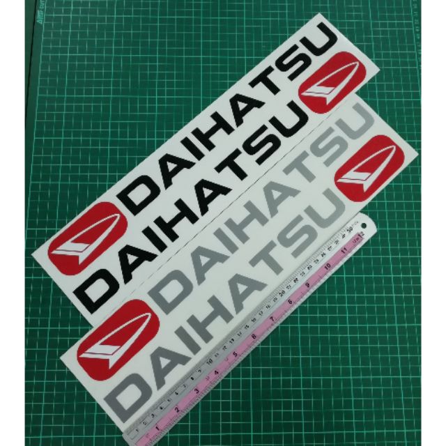 Sticker daihatsu (sticker side) Shopee Malaysia