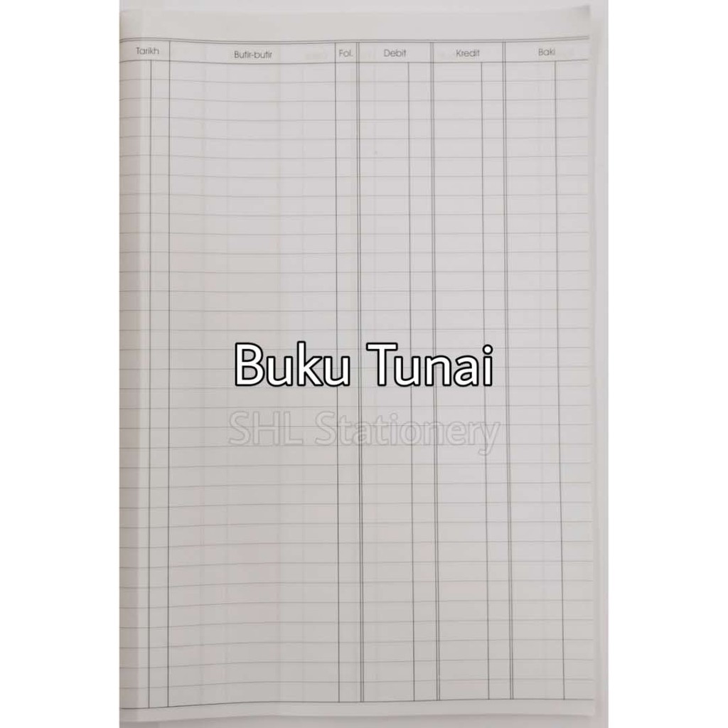 F4 Account Book Buku Jernal Tunai Lejar Simpan Kira 80 Pages Shopee Malaysia