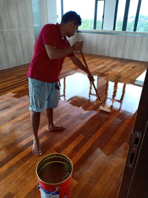 Wood Parquet Floor Polish Varnish Shopee Malaysia