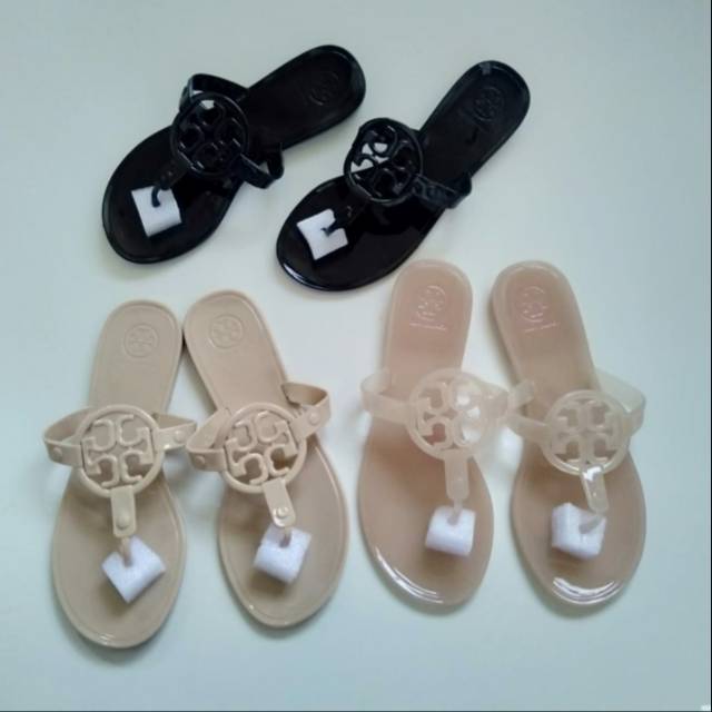Mutty shoes Sandals For Women TORY BURCH jelly import | Shopee Malaysia