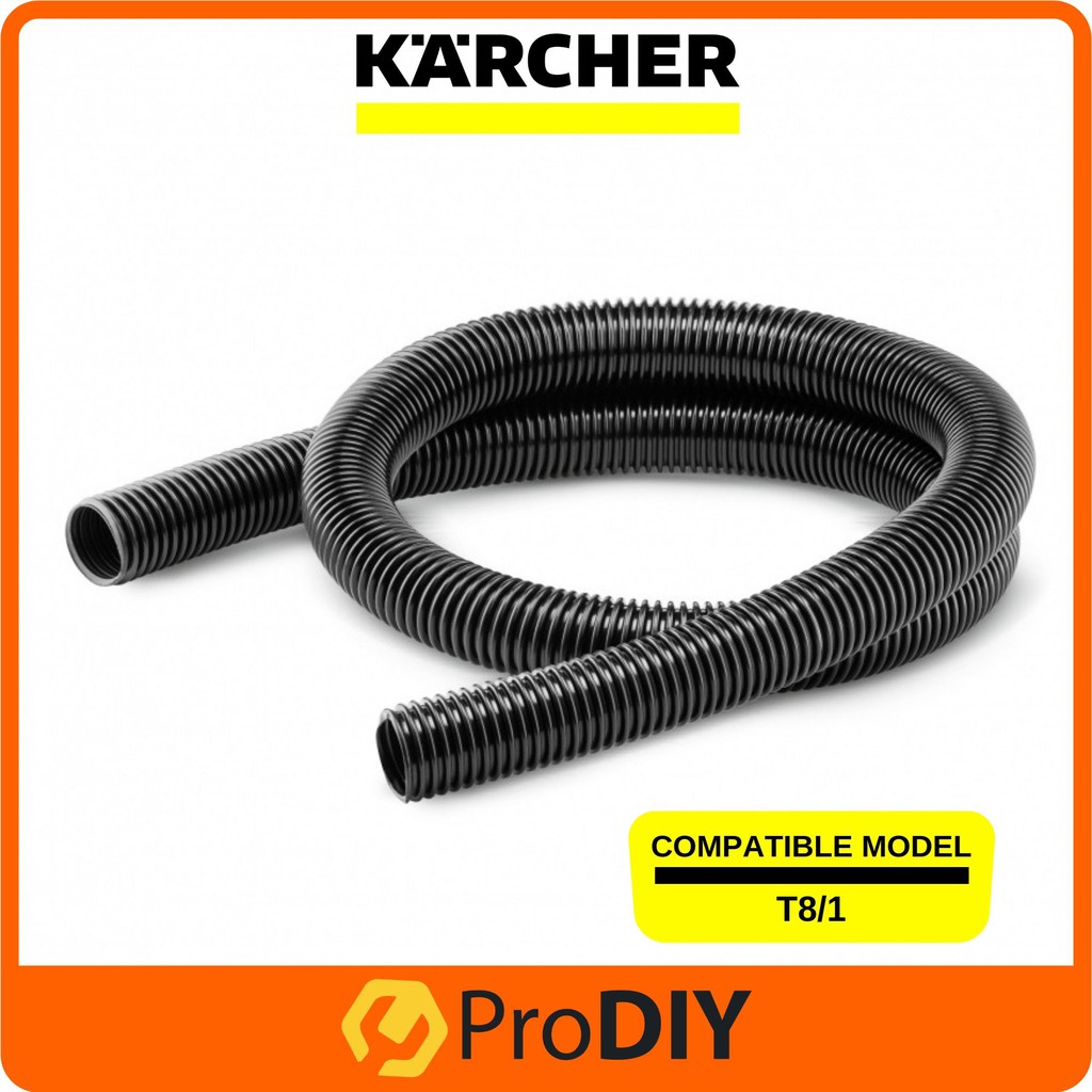 KARCHER 97705850 (170cm) Replacement Suction Hose FOR T8/1 Dry Vacuum Cleaner