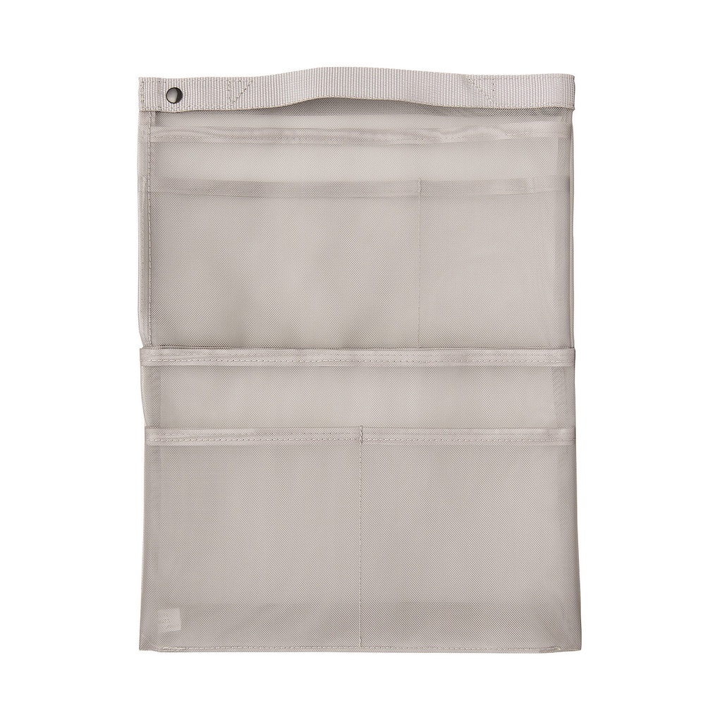 MUJI Nylon Mesh Bag Organiser Vertical A4 (Grey) | Shopee Malaysia