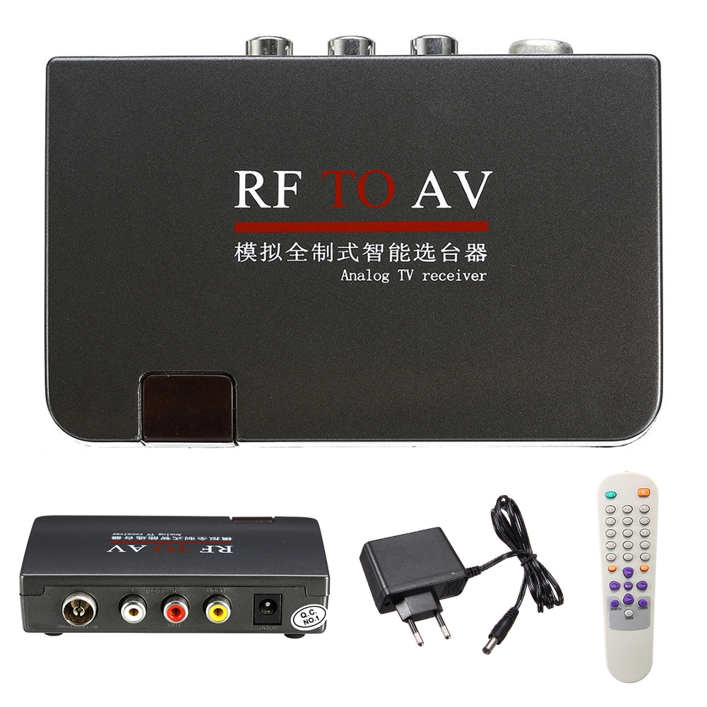 RF To AV Analog TV Receiver Converter Modulator Adapter ...