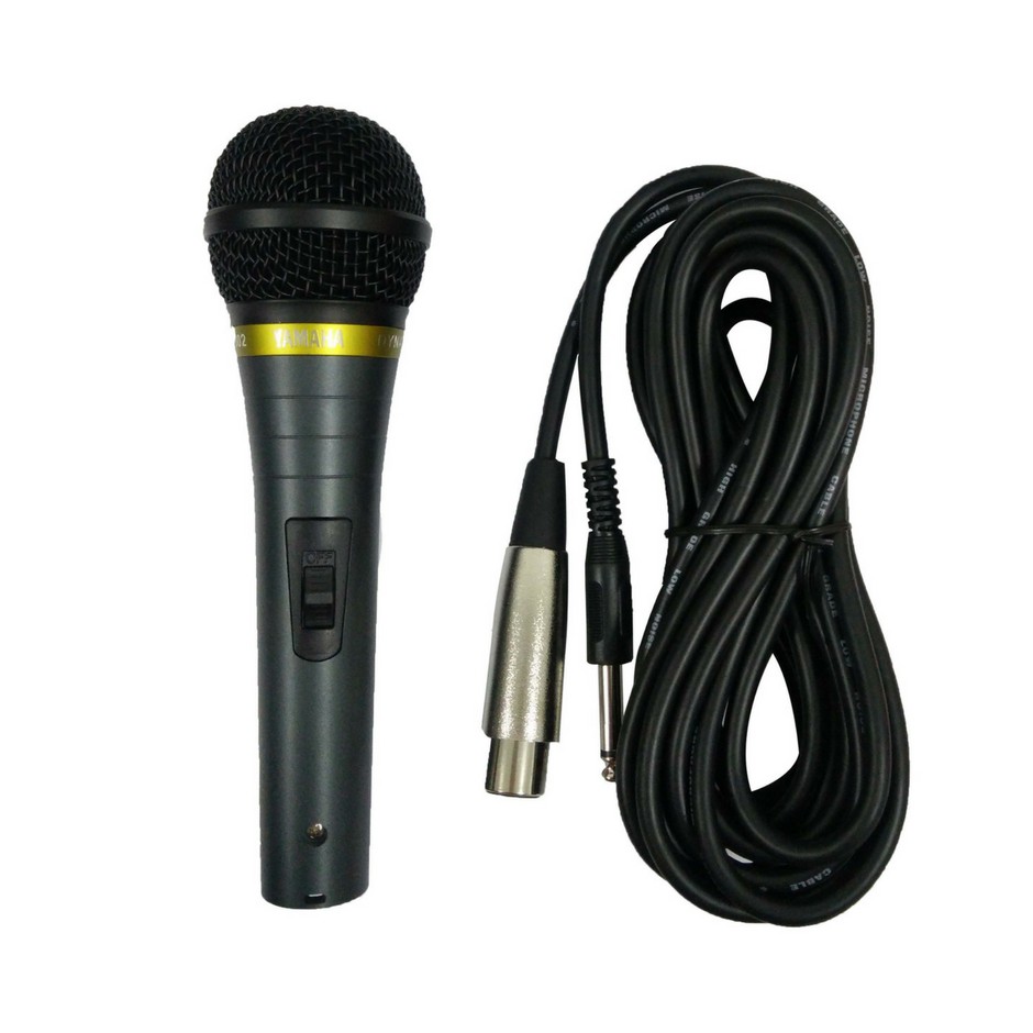 Yamaha Dynamic Mic Microphone For Karaoke & Sound System/Mikrofon Berwayar Yamaha Untuk Karaoke & Sistem Bunyi (YM-9002)