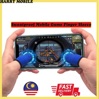 💥Mobile Game 1 PC Finger Sleeve Breathable Non-Slip Touch Screen Joystick Sweatproof sarung jari gaming sarung tgn💥