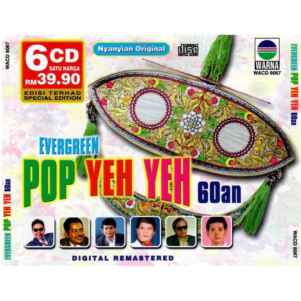 6cd Evergreen Pop Yeh Yeh 60an Shopee Malaysia