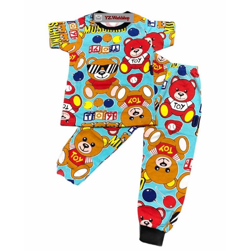 Buy Ready Stock Pyjamas Kids Big Short Sleeve Baju Tidur Kanak Kanak Seetracker Malaysia