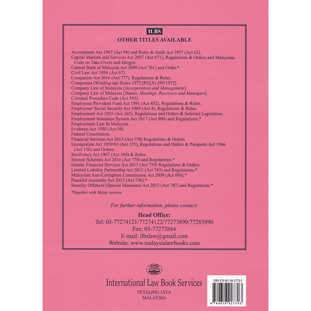 Income Tax Act 1967 Act 53 With Selected Regulations Rules As At 10th March 2019 Shopee Malaysia