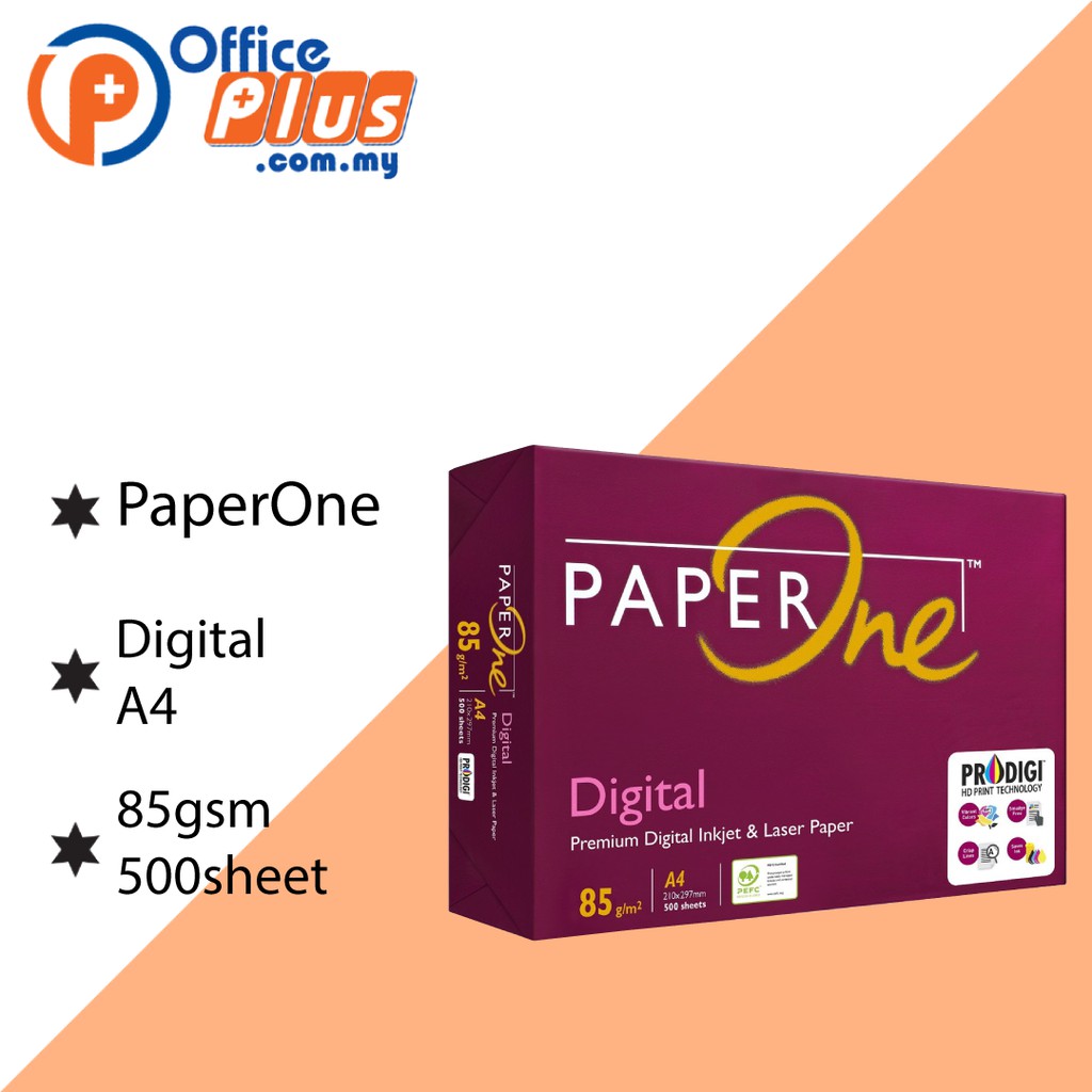 PaperOne A4 Digital Paper 85gsm 500 sheets Shopee Malaysia