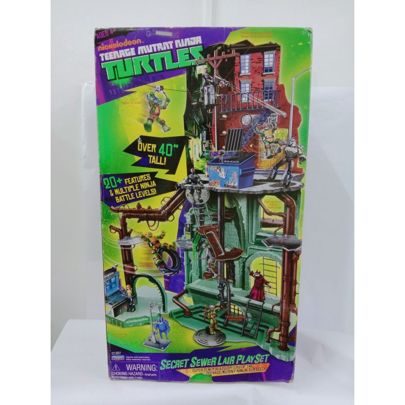 teenage mutant ninja turtles epic sewer lair playset