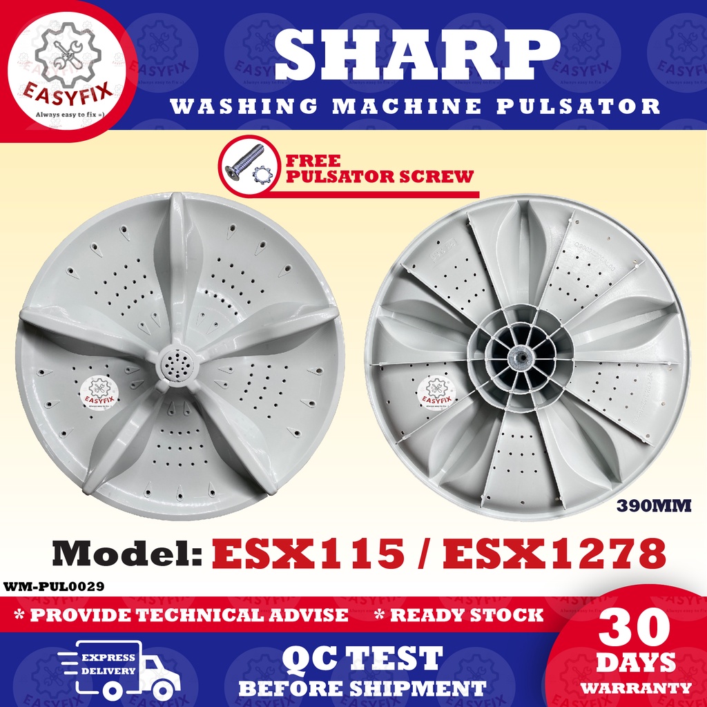ESX115 / ESX1278 SHARP WASHING MACHINE PULSATOR ( PINGGAN MESIN BASUH