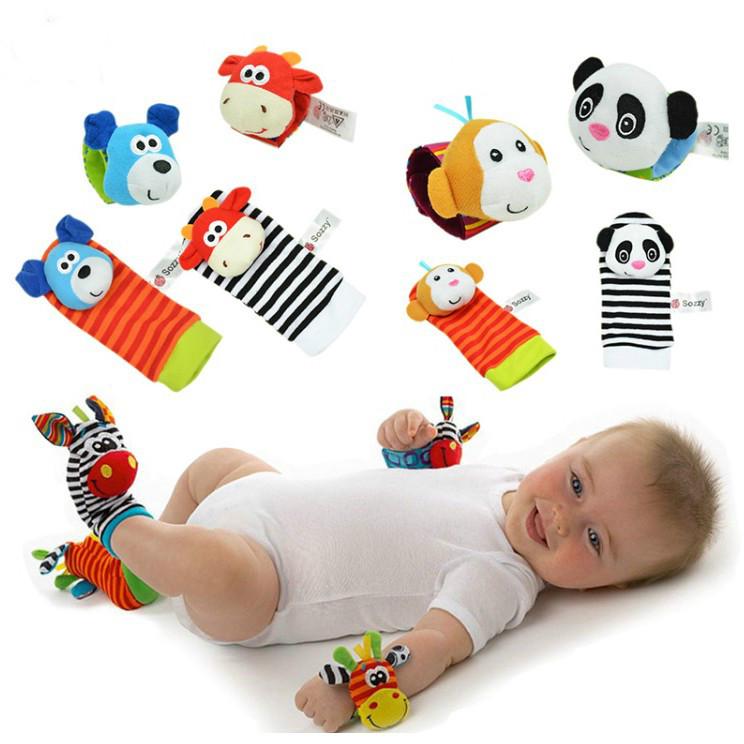 infant wrist rattles