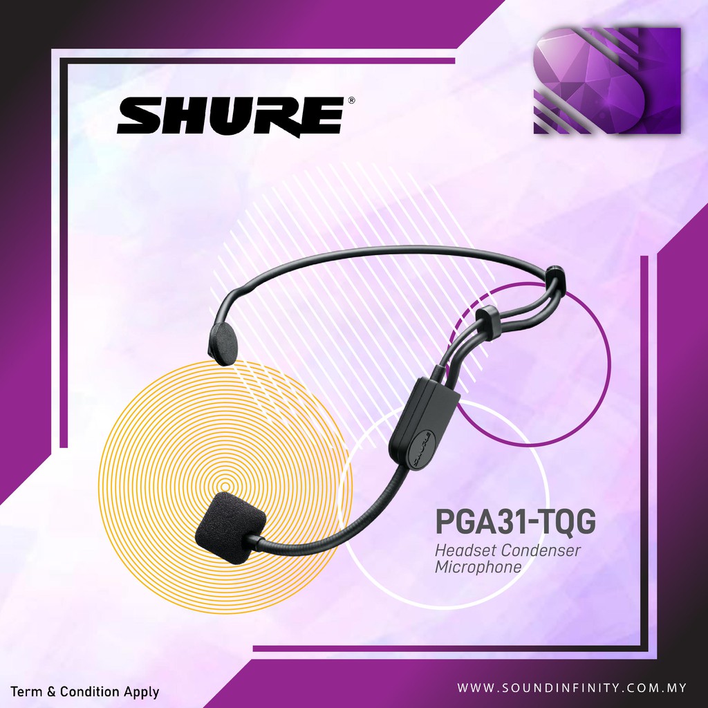 pga31 headset condenser microphone