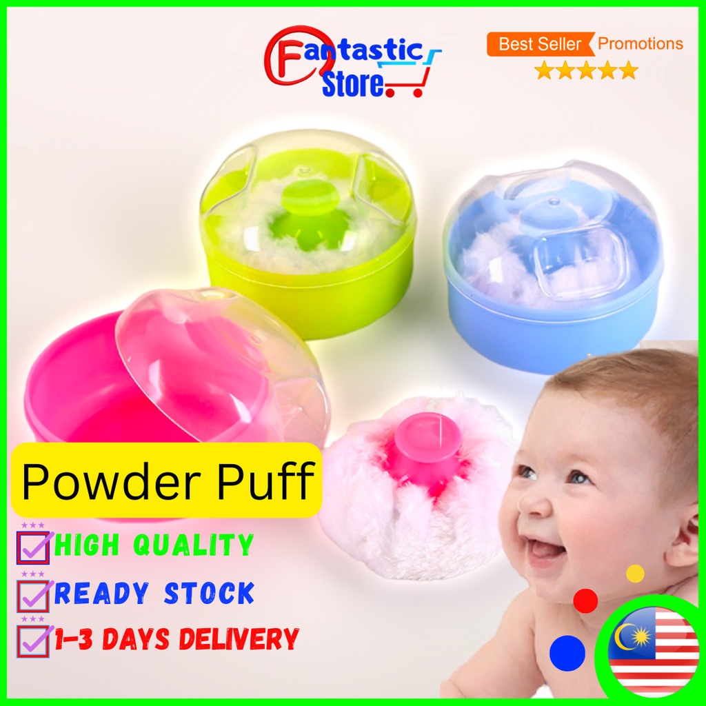 Baby Powder Case Powder Puff Refill Box Bekas Bedak Bayi BABY PUFF