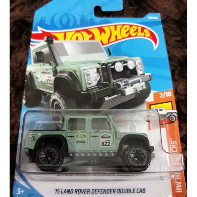 hot wheels 15 land rover defender double cab