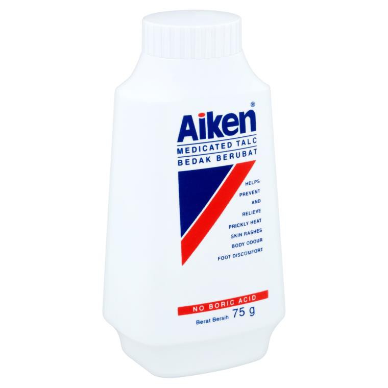 Aiken Medicated Talc (75g) New PGMall