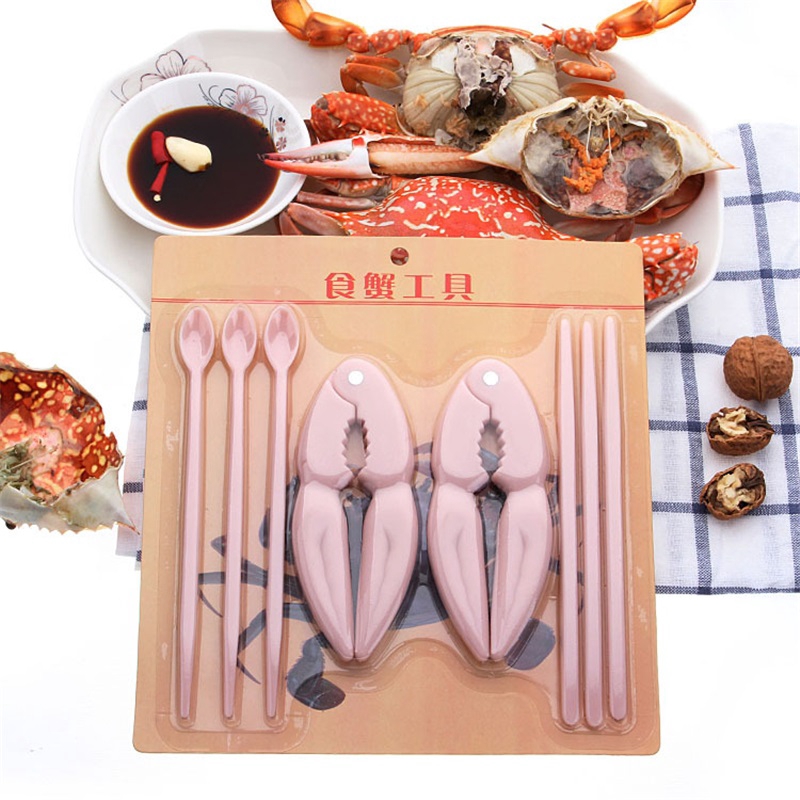 Lobster Crab Claw Seafood Shell Opener Nut Walnut Crackers Nutcracker Suit Tool