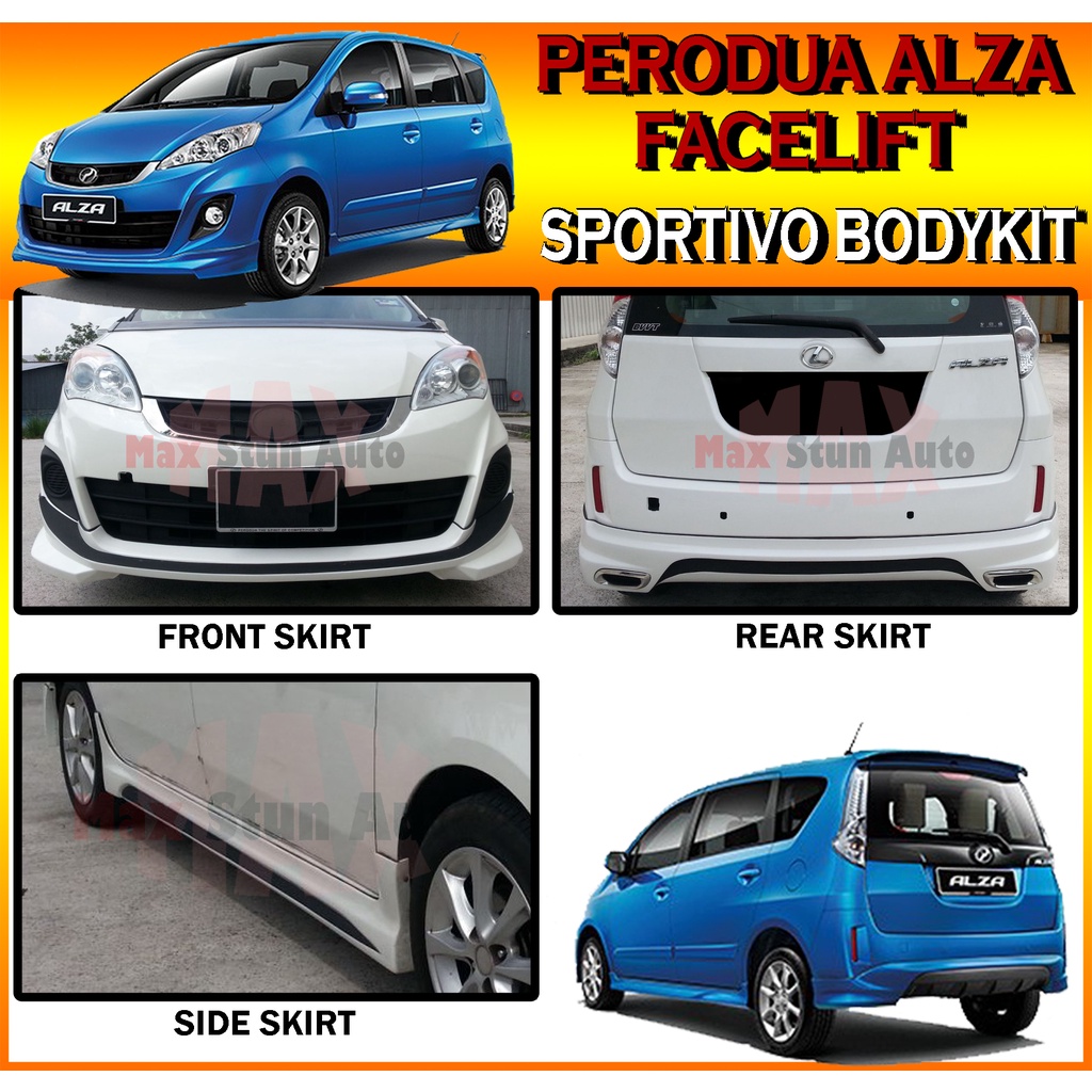 PERODUA ALZA 20142018 FACELIFT SPORTIVO STYLE BODYKIT (SPORTIVO V1