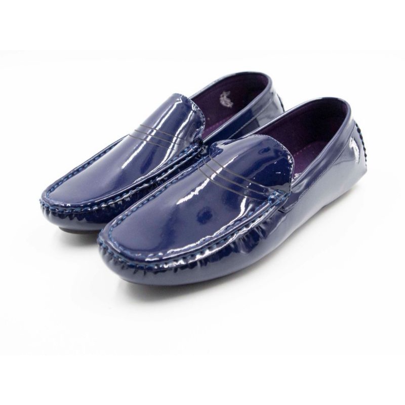 POLO Enzo Space Blue Shiny Moccasin B7194-YS1-45P