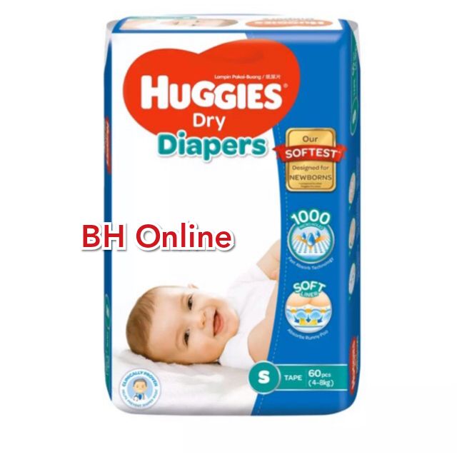 huggies taped diapers