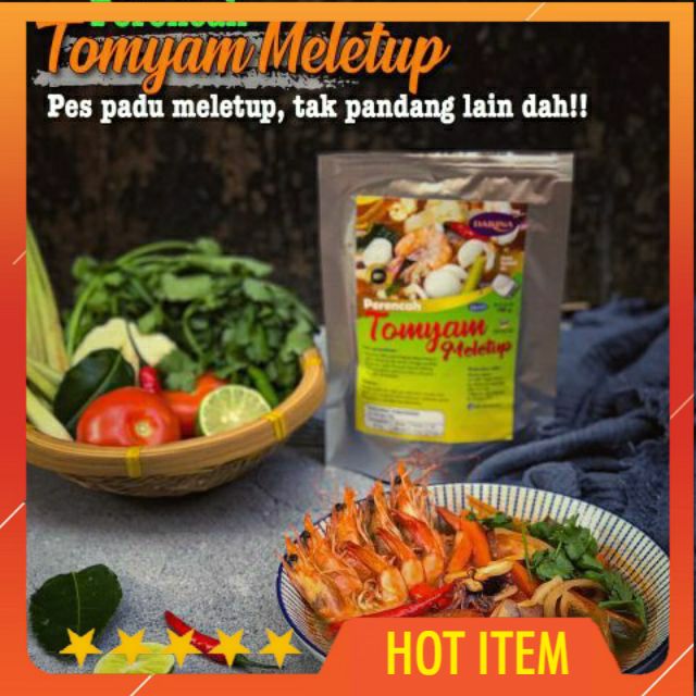 Perencah Pes Masakan Tomyam Darina Jimat Mudah Cepat Just Letak Air Dan Lauk Ejoy Shop Shopee Malaysia