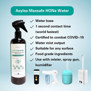 Asylea Max Safe sanitizer & disinfectant | Shopee Malaysia