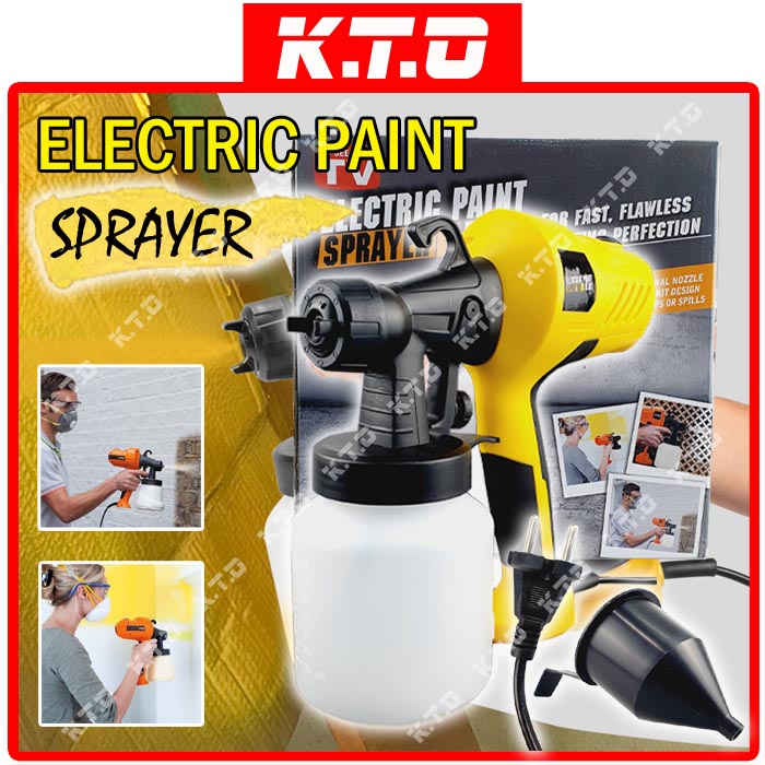 ELECTRIC PAINT SPRAYER ELITE 400W 800ML 3 MODE NOZZLE / PENYEMBUR CAT