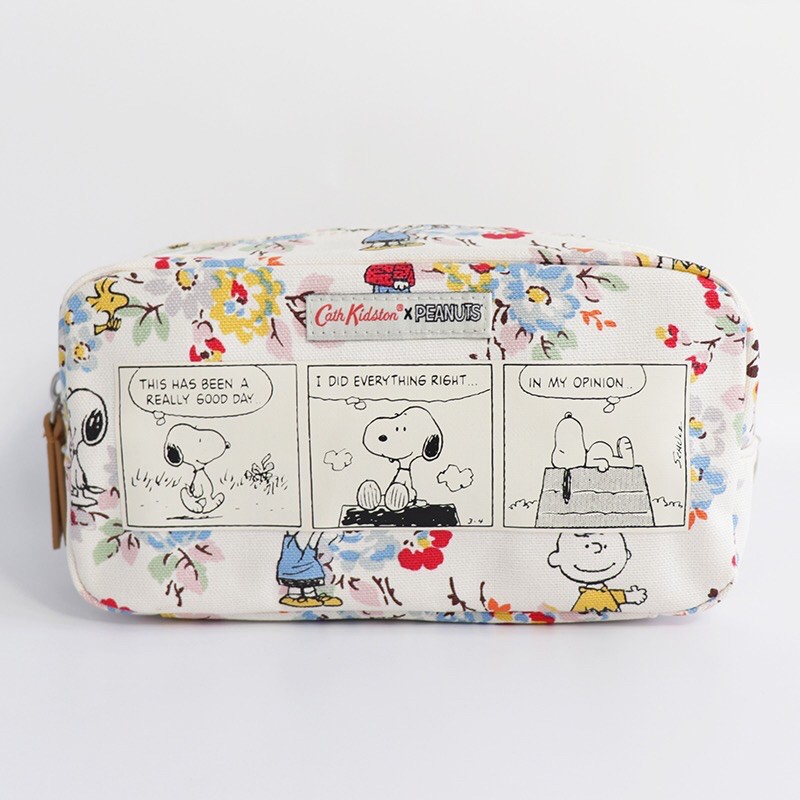 Cath Kidston x Peanuts Limited Edition Canvas Pouch Snoopy Kingswood ...