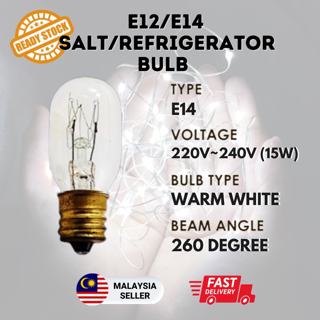 Tungsram E14 15W Fridge Bulb